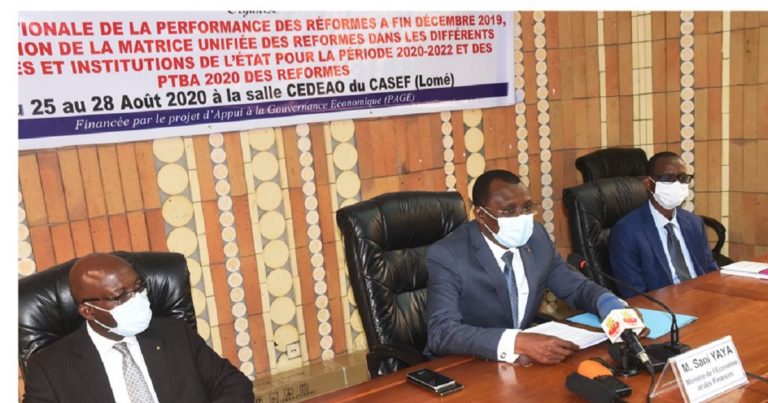 Togo : des acteurs interministériels évaluent la performance des réformes à fin décembre 2019