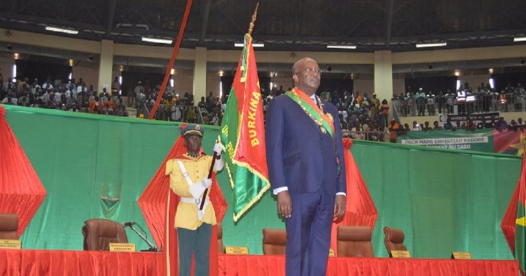 Le président Roch Christian Kaboré prend officiellement fonction