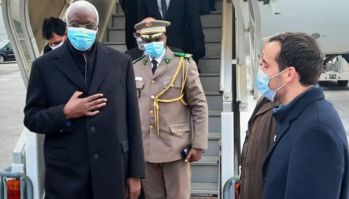 Bah NDaw le président de la transition reçu à l'Elysée