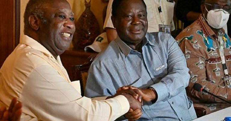 Couple Gbagbo-Bédié: les rivalités se sont mutées en point d’entente. Bon signe ???