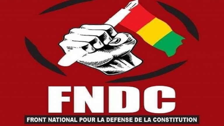 Dissolution du FNDC en Guinée : Le mouvement contexte