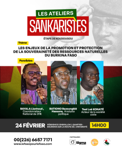 Héritage de Thomas Sankara : Les Ateliers Sankaristes comme tribune de réflexion et d'éducation