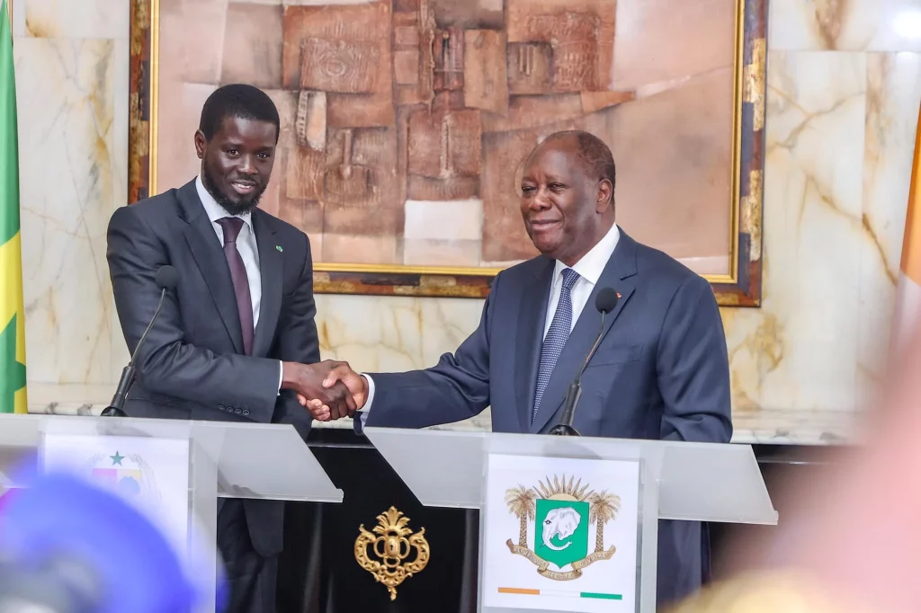 Rencontre historique entre les présidents Ouattara et Faye
